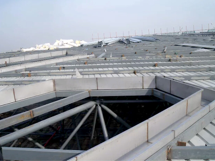 鹰潭安吉县体育馆网架